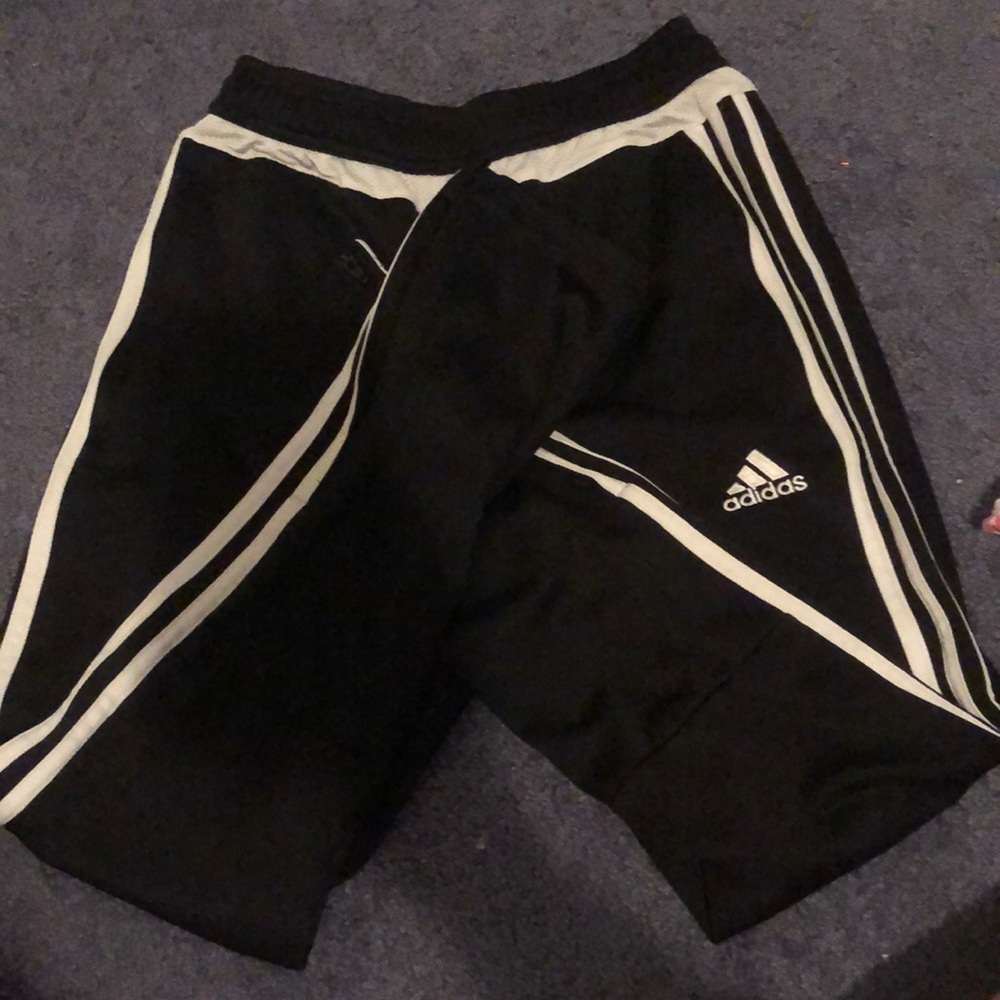 Adidas running pants.